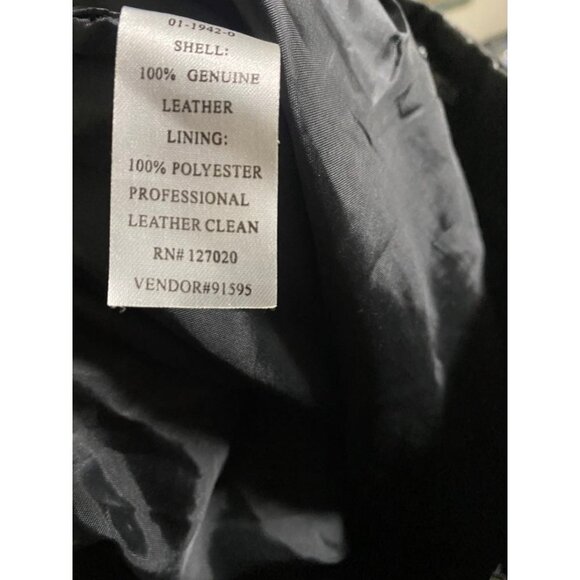 Metrostyle Real Leather Biker Pants Women's Size 6 - Picture 7 of 7